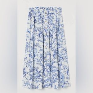 H&M Linen-blend Skirt